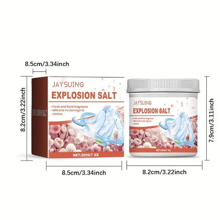 EXPLOSION SALT™ – Lessive à l’Oxygène Actif 5 en 1 | Détachant & Désodorisant Écologique | Parfum Frais Longue Durée | Soin Textile & Douceur Naturelle – 200 g (20 lavages)