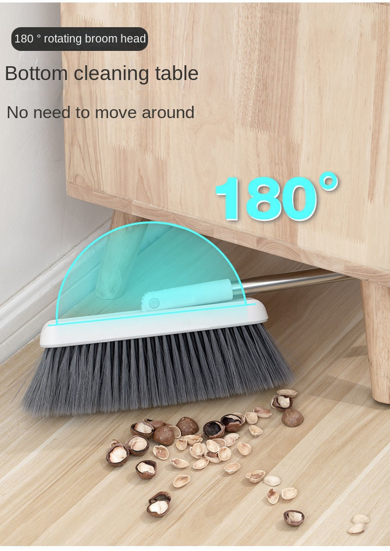 Broom and Scoop Set Folding Dustpan High-end Bathroom Water Wiper To Sweep Magic Brush Garbage Squeegee Home Cleaning Products