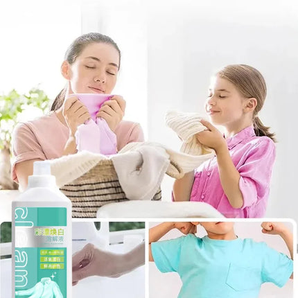 Lessive domestique blanchissante, oxygénée, anti-jaunissement - E-menage