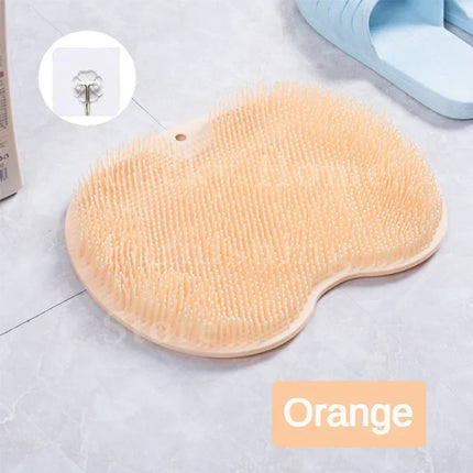 Éponge de bain exfoliante en silicone pour les pieds