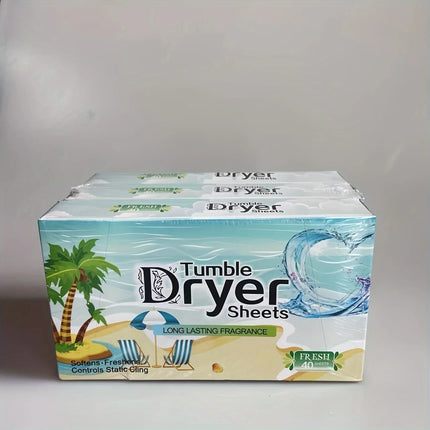 Feuilles de séchage adoucissantes pour linge – 120 feuilles ultra douces | Parfum frais longue durée, effet antistatique, élimine les odeurs | Linge propre et souple, soin textile NoEnName_Null
