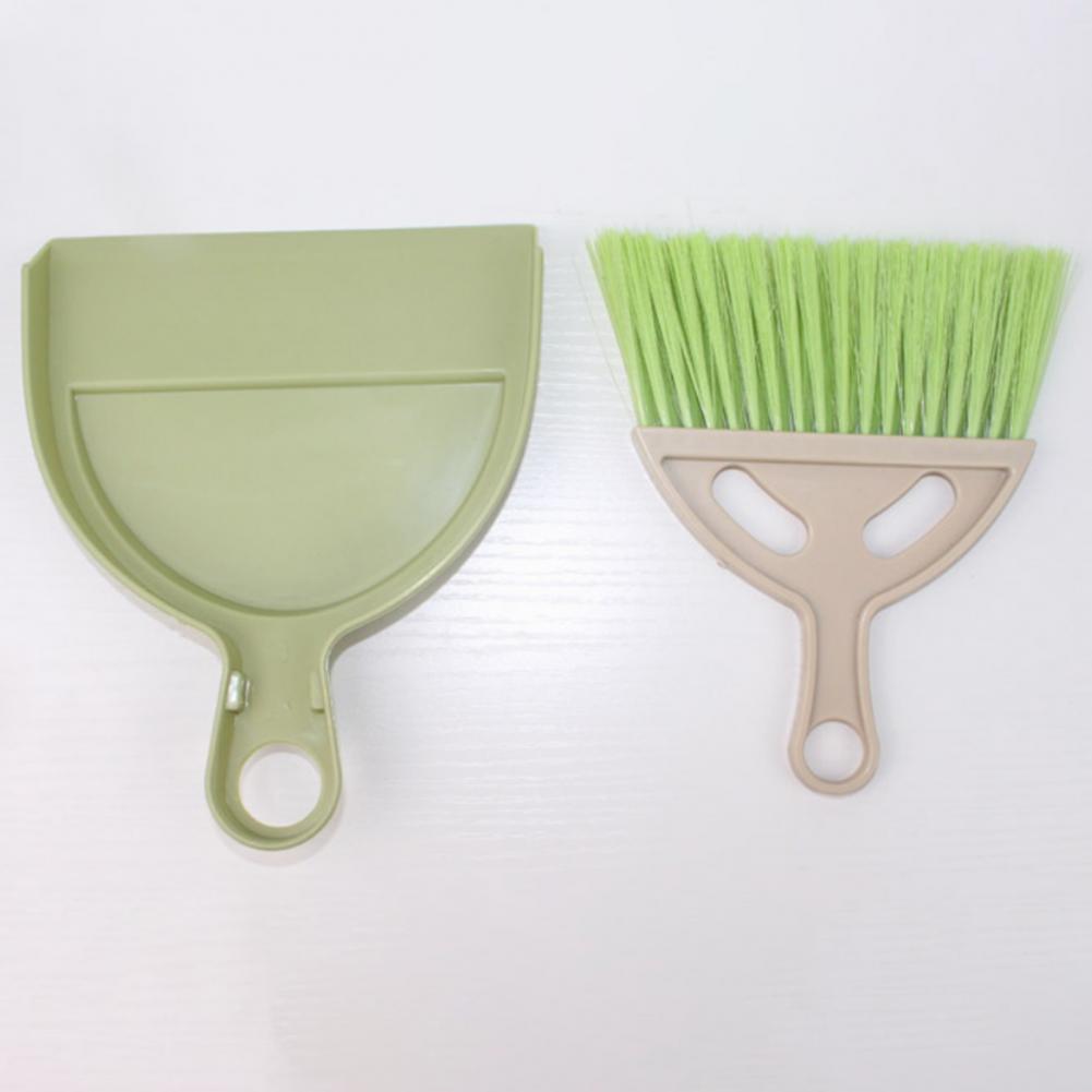 1 Set Small Broom Dustpan Ergonomically Designed Dustpan Brush With Soft Bristles Portable Crumb Sweeper Cleaning Tool For Home