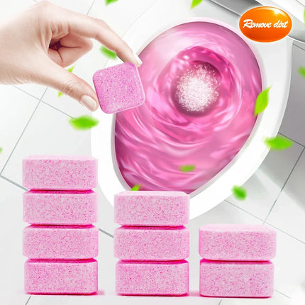 Lot de 5 ou 10 tablettes effervescentes pour le nettoyage automatique des toilettes - E-menage