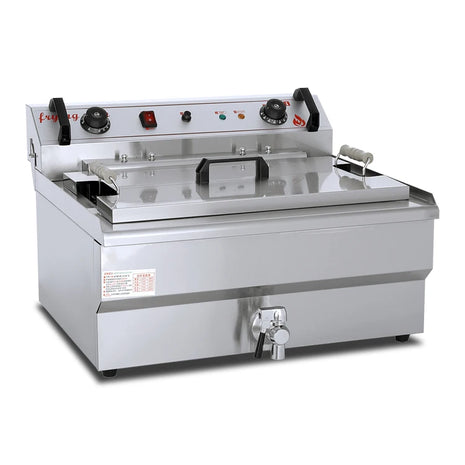Hot Selling Double Tank Electric Fryer French Fries Fried Chicken Machine Stainless Steel Catering Equipment