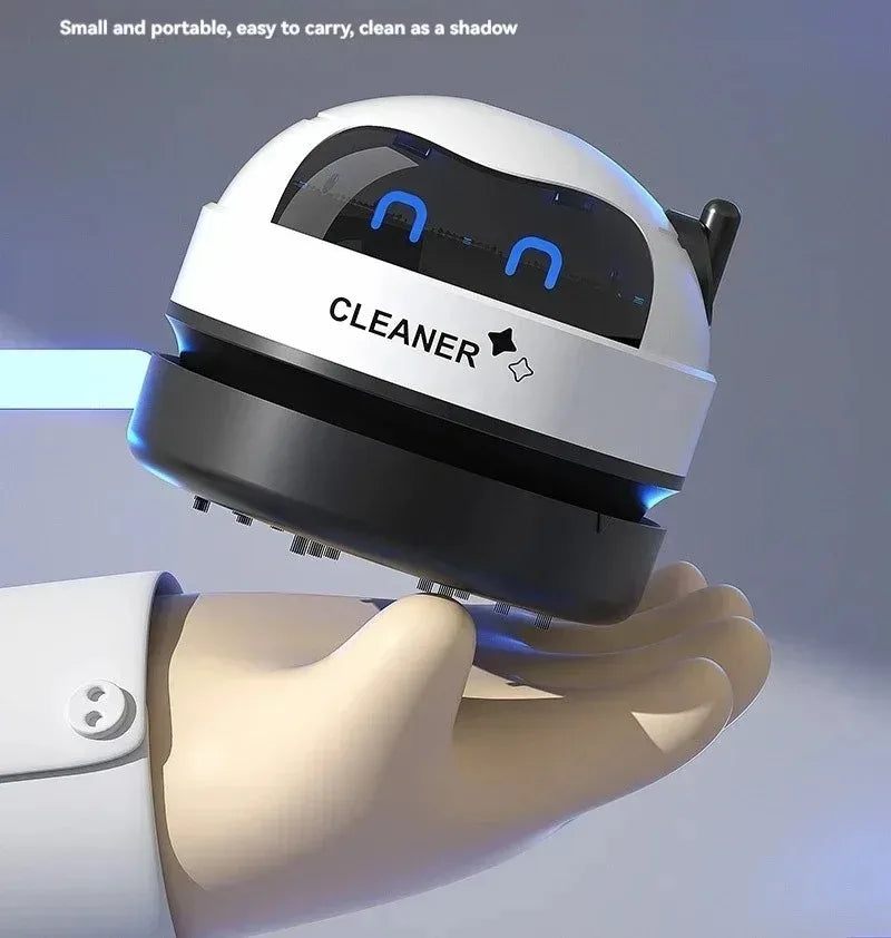 Table Vacuum Cleaner Mini Desktop Dust Vacuum With Detachable Nozzle USB Rechargeable Wireless Car Vacuum Cleaner Cleaning Tools