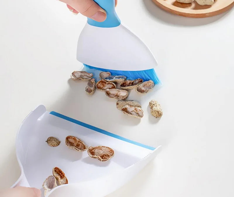 Small Broom Mini household handheld desktop cleaning garbage shovel  dustpan dust sweep