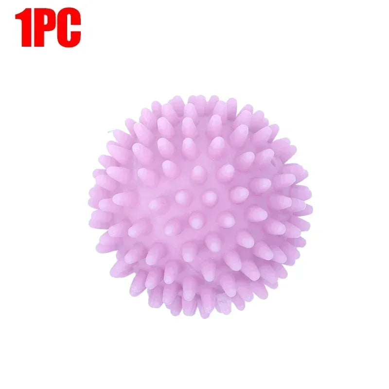 Laundry Balls Anti-Winding Magic Laundry Balls Drying Cleaning Ball Reusable Household Washing Machine Clothes Softener 6/1Pcs - E-menage