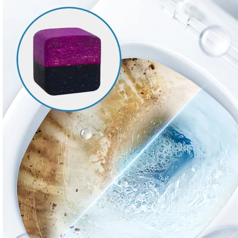 Toilets Cleaning Effervescent Tablet Mini Magic Cube Toilet Cleaner Deodorant Remover Urine Stain Yellow Dirt Cleaning Blocks