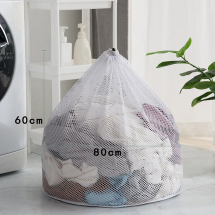 Big Size Large Washing Laundry Bag Mesh Organizer Net Dirty Bra Socks Underwear Shoe Storag Wash Machine Cover Clothes