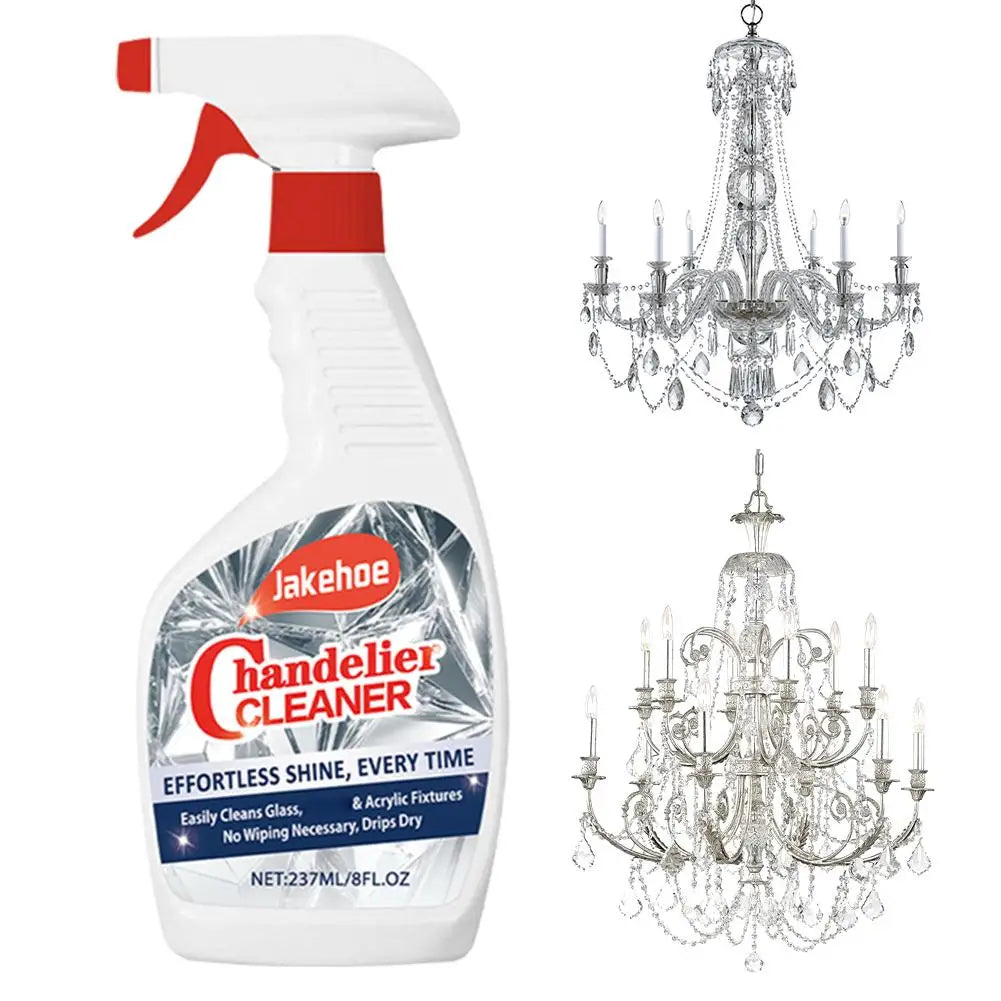 1/2PCS No Rinse Crystal Chandelier Cleaner Streak Free For Glass Metal Lamp Cleaning And Care Plastic Surfaces Eco Friendly Tool