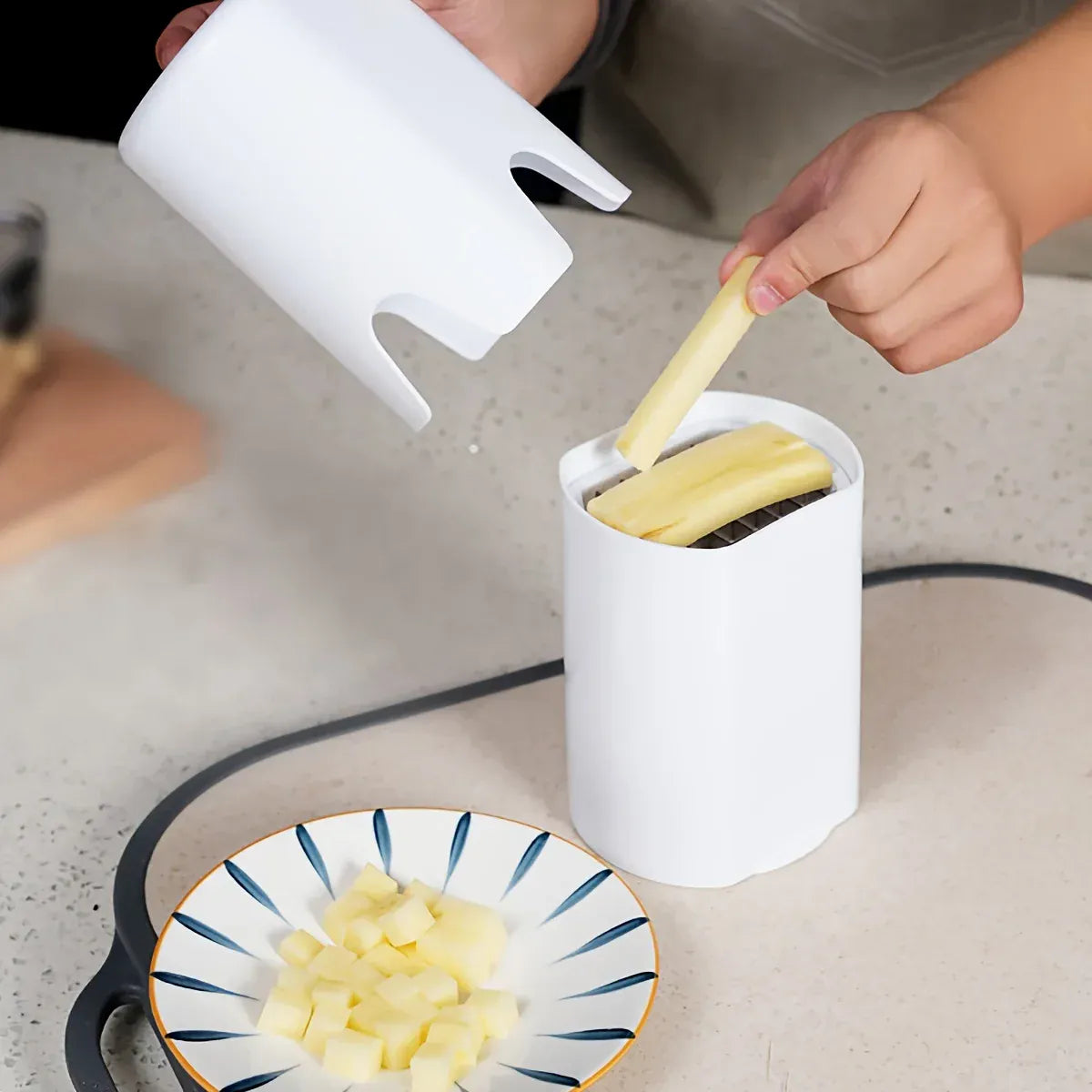 French fries cutting Potato slicer, vegetable chopper, French fryer, kitchen tool