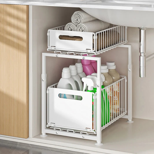 Sink Organizer – Space-Saving Sliding Basket (&lt; 2 L)