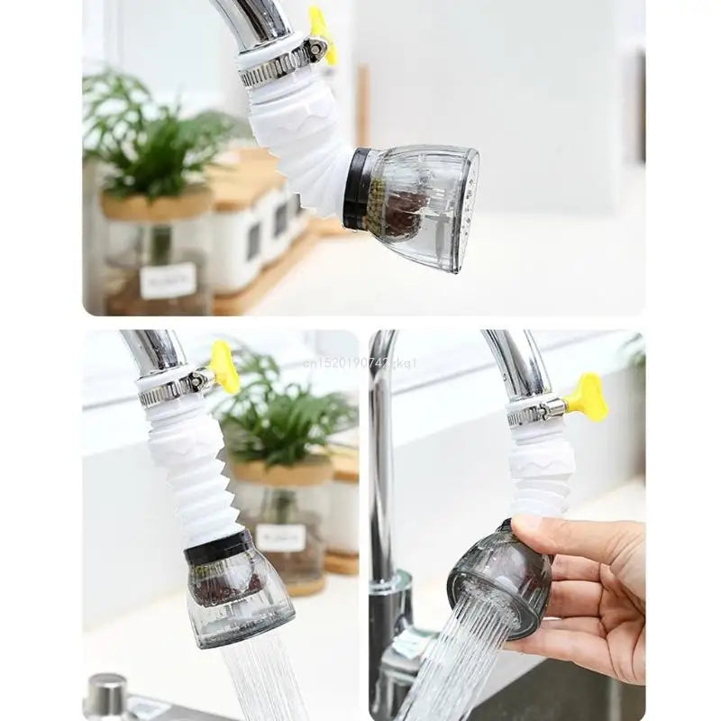 Retractable Faucet Adapter Anti-Splash Filter Universal Kitchen Accessories
