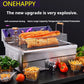Commercial Electric Fryer - Single Cylinder Large Capacity Fryer for French Fries and Dough Sticks