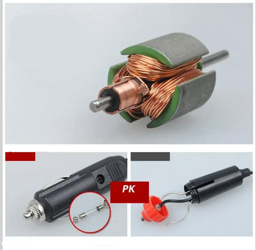 12V Car Vacuum Cleaner Portable 100W Handheld Portable Car Mounted Vacuum Cleaner Super SuctionWet AndDryDualUseCar Home Cleaner