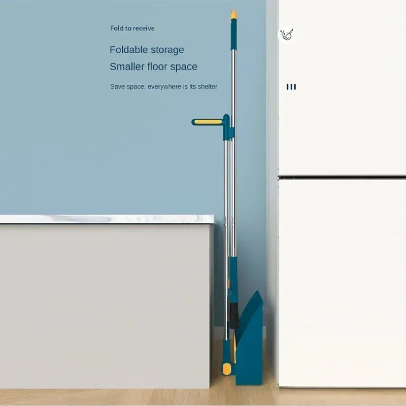 Foldable broom dustpan set Household broom broom trash shovel Extra thick broom dustpan set