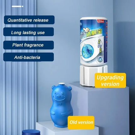 Nettoyant WC Automatique à Bulles Bleues – Désodorisant &amp; Parfum Longue Durée | Nettoyage Hygiénique Sans Effort, Anti-Taches &amp; Anti-Odeurs pour Cuvette de Toilette | NoEnName_Null