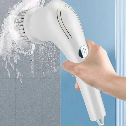 Brosse à vaisselle électrique multifonction 5 en 1 pour la cuisine, le bain, les canalisations et la salle de bain