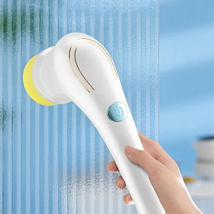 Brosse à vaisselle électrique multifonction 5 en 1 pour la cuisine, le bain, les canalisations et la salle de bain