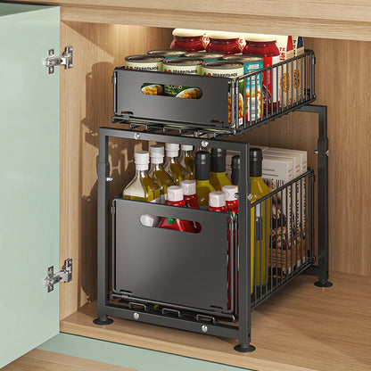 Sink Organizer – Space-Saving Sliding Basket (< 2 L)