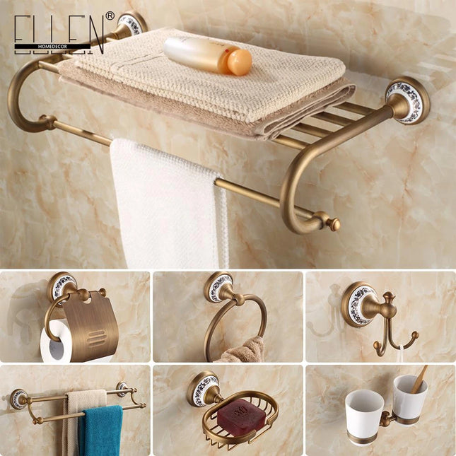 Accessoires de salle de bain Vidric en bronze antique