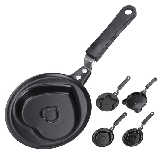 Non-Stick Frying Pan Pancake Maker Egg Mold Pan Flip Omelette Mold Breakfast Egg Frying Pot Kitchen Tools Mini