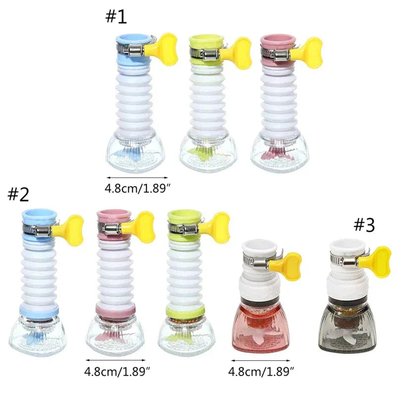 360 Rotating Tap Nozzle Faucet Extender Anti-Splash Filter Simple Installation