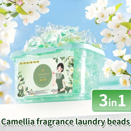 Kit de lessive 3 en 1, 80 pièces, nettoyage en profondeur, parfum durable - E-menage