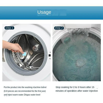 Nettoyant effervescent pour lave-linge , Lot de 12