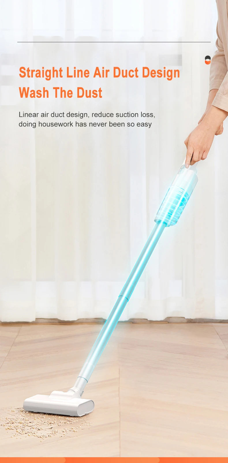 15000pa Multifunctional Vacuum Cleaner Handheld Powerful Suction HEPA Filter Wireless Vacuum Cleaner for Car Floor Household