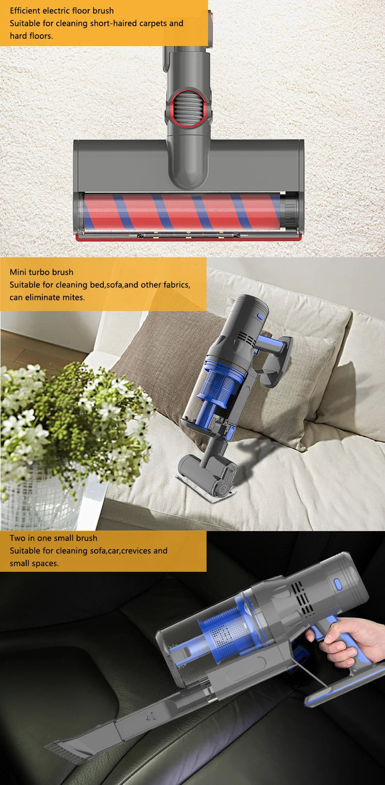 2022 best rating aspirateurs sans fil professionnel wireless portable vacuum cleaner