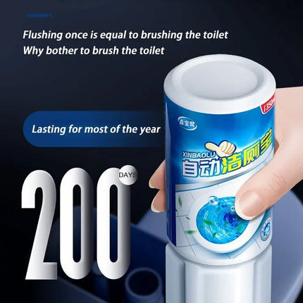 Nettoyant WC Automatique à Bulles Bleues – Désodorisant &amp; Parfum Longue Durée | Nettoyage Hygiénique Sans Effort, Anti-Taches &amp; Anti-Odeurs pour Cuvette de Toilette | NoEnName_Null