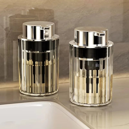 Distributeur en plastique pour savon liquide, gel douche - E-menage
