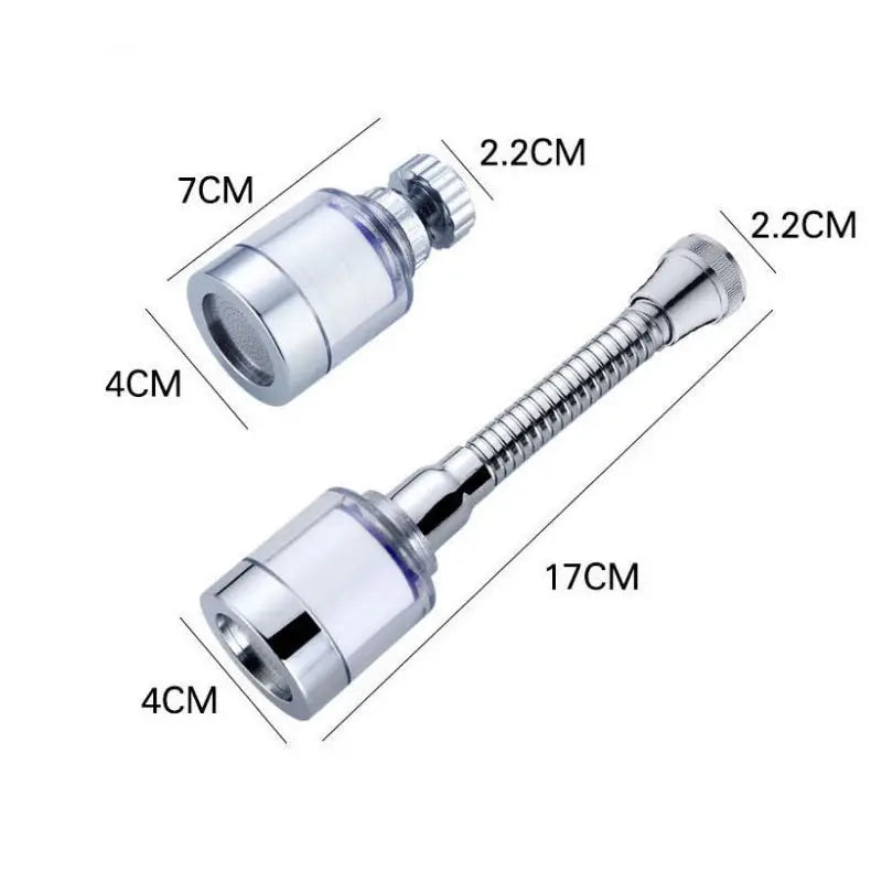 Kitchen Faucet Filter 360° Household Water Purifier Third Gear Universally Anti Splash Shower Head Tap-water PP Cotton Filter