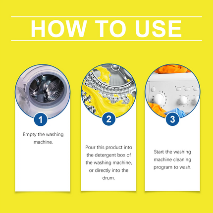 Nettoyant pour Lave-Linge à Tambour – Détartrant &amp; Désodorisant Puissant – Nettoyage en Profondeur, Anti-Odeurs et Anti-Calcaire