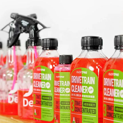 Nettoyant Chaîne de Vélo Puissant – Dégraissant Professionnel Concentré 100/350 ml | Spray Nettoyant Transmission, Cassette, Plateau & Dérailleur | Anti-Rouille, Anti-Usure
