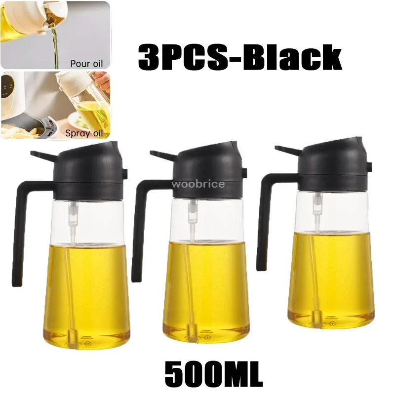 Oil Dispenser Seasoning Accessories Oil Cruet Bottle Oil Spray Kitchen Utensils for Kitchen Barbecue Oils Sprayer Container