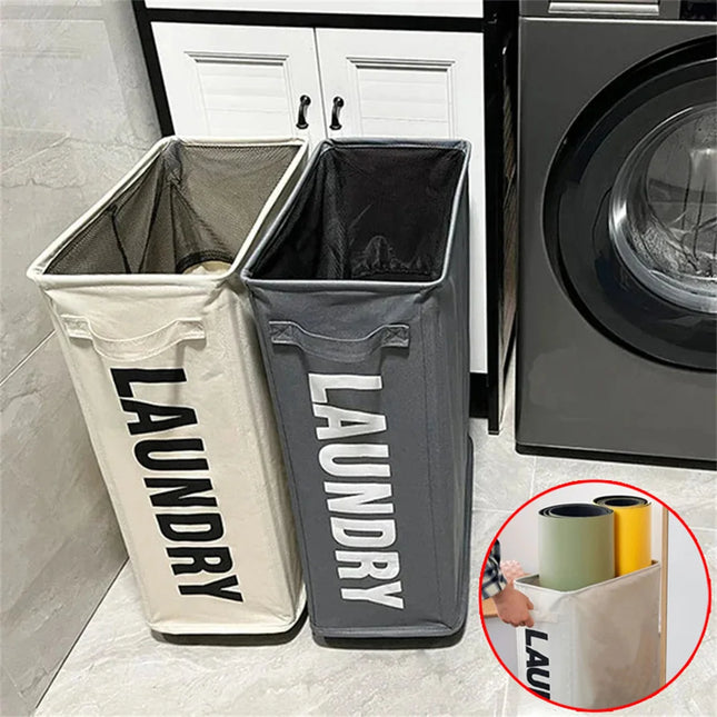 Laundry Basket Foldable Dirty Clothes Basket Clothes Organizer Yoga Storage Basket Home Assortment Box Laundry Boxs - E-menage