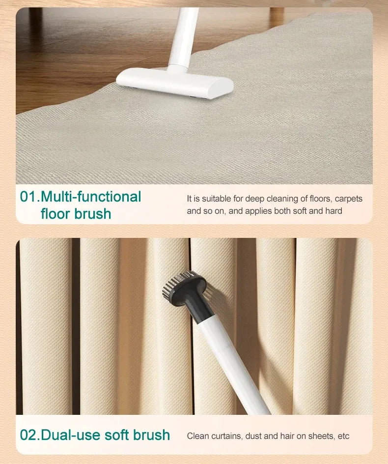 15000pa Multifunctional Wireless Vacuum Cleaner for Car Floor Household Handheld Vacuum Cleaner Powerful Suction HEPA Filter