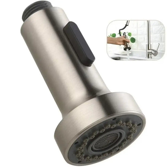 1Set Kitchen Pulling Faucet Accessories Splash Proof Retractable Faucet Replacement Head Pull The Faucet