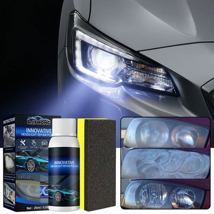 Lot de 1 à 5 produits de polissage et de nettoyage pour phares de voiture - E-menage
