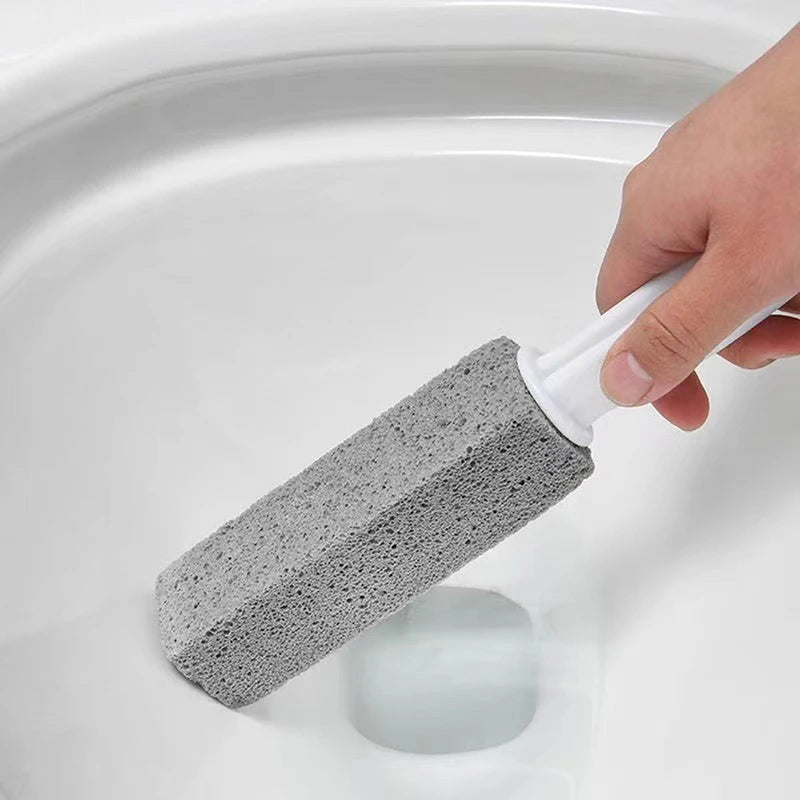 Toilets Cleaner Stone Natural Pumice Stone Toilets Brush Quick Cleaning Stone With Long Handle Bathroom Gadgets