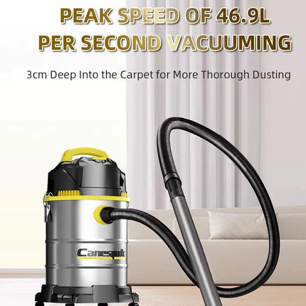 High-Power Vacuum Cleaner for Car Home Commercial Use Wet And Dry Large Suction Dust Collector Machine Shop Vacuum Bucket