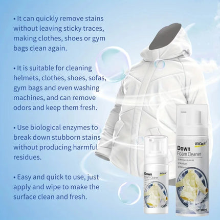 Nettoyant mousse pour duvet, lessive pour doudounes - E-menage
