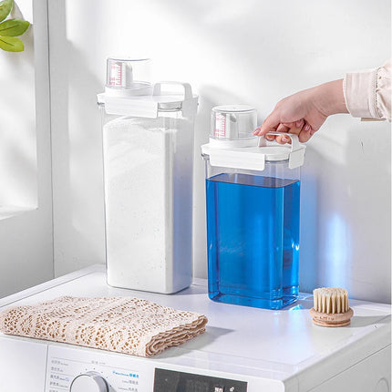 Contenant hermétique pour lessive liquide surdimensionnée