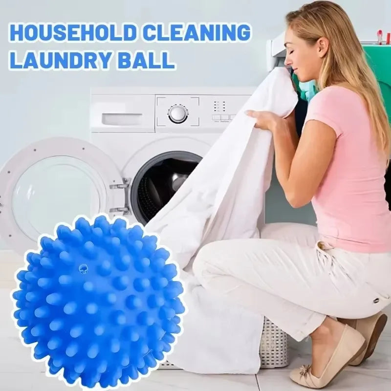 Laundry Balls Anti-Winding Magic Laundry Balls Drying Cleaning Ball Reusable Household Washing Machine Clothes Softener 6/1Pcs - E-menage