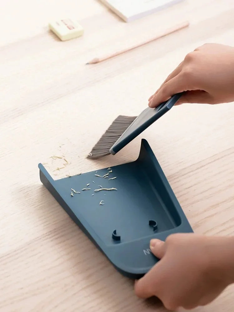 Compact &amp; Handy Mini Broom Set for Effortless Desk Cleanup