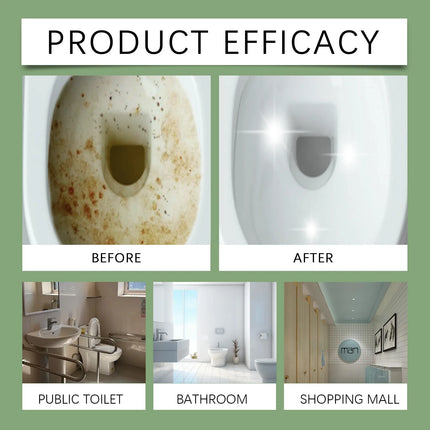 Toilet Bowl Cleaner Powerful Stain Remover for Urine Scale Hard Water Stains Fast Decontamination Ceramic Tile Polishing Spray