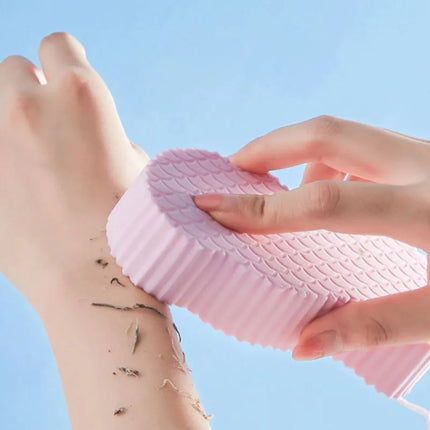 Éponge exfoliante douce pour le corps, gommage, bain, - E-menage