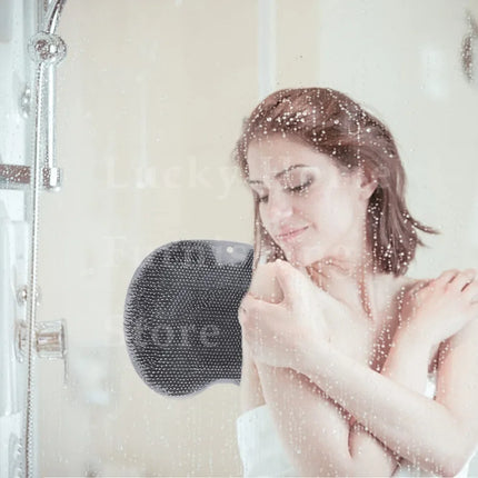 Éponge de bain exfoliante en silicone pour les pieds